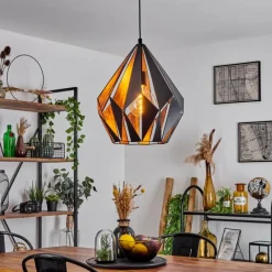 Luminaires Orientaux-hofstein Suspension Marang Noir, 1 lumière