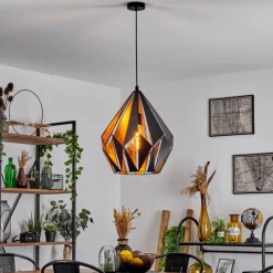 Luminaires Orientaux-hofstein Suspension Marang Noir, 1 lumière