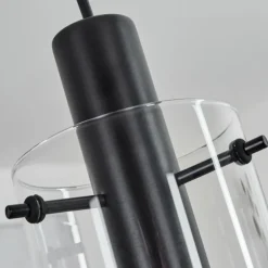 hofstein Suspension Miaqui Noir, 1 lumière