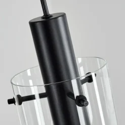 hofstein Suspension Miaqui Noir, 5 lumières