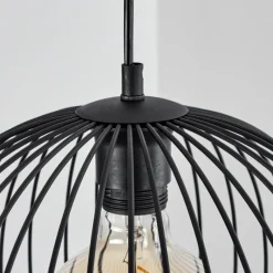 Lampes Industrielles-hofstein Suspension Mossay Noir, 3 lumières