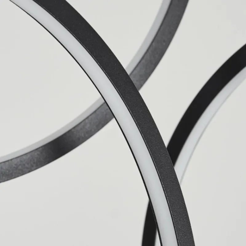 hofstein Suspension Nevogilde LED Noir, 1 lumière* Éclairage Led