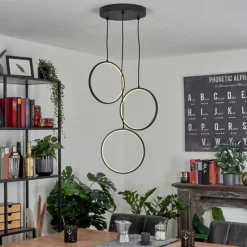 hofstein Suspension Nevogilde LED Noir, 1 lumière* Éclairage Led