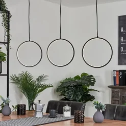 hofstein Suspension Nevogilde LED Noir, 1 lumière* Suspensions