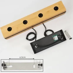 Luminaires Scandinaves-hofstein Suspension Noulens Écru, 4 lumières