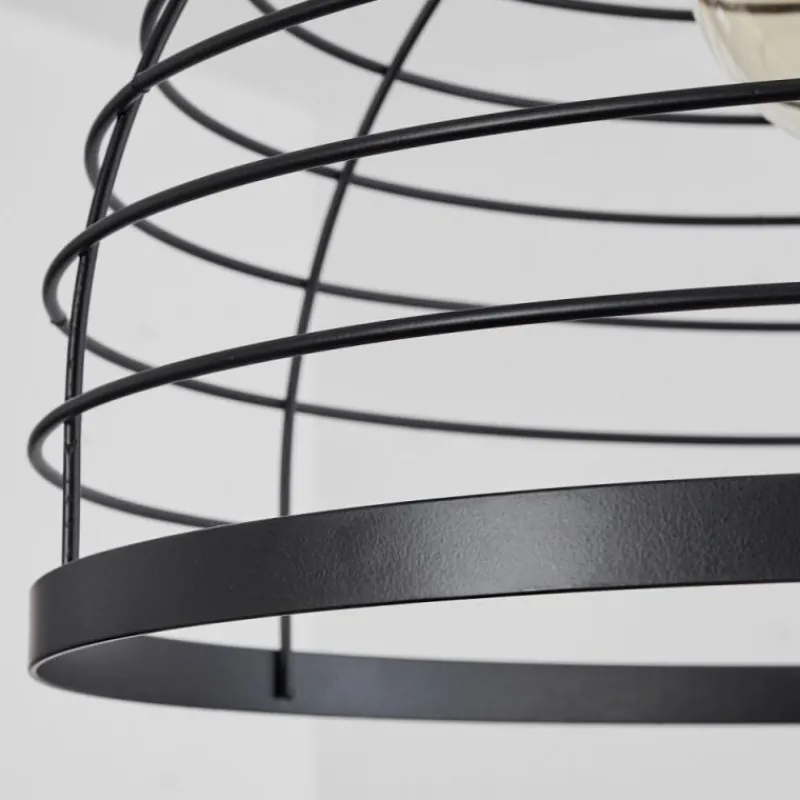 hofstein Suspension Omba Écru, Noir, 1 lumière