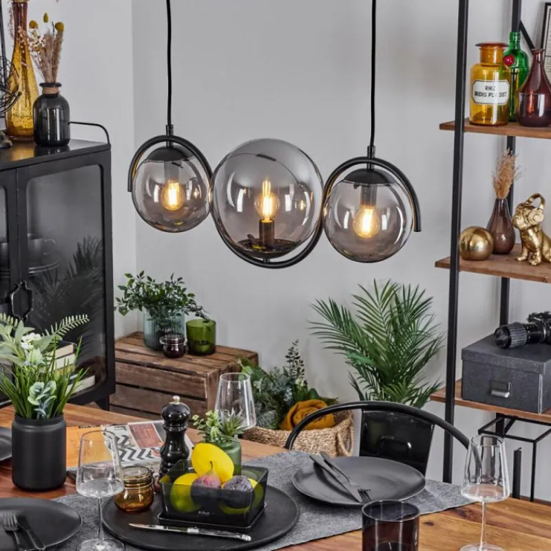 Suspension Verre Fumé-hofstein Suspension Orieux Fumé, 3 lumières