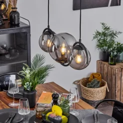 Suspension Verre Fumé-hofstein Suspension Orieux Fumé, 3 lumières