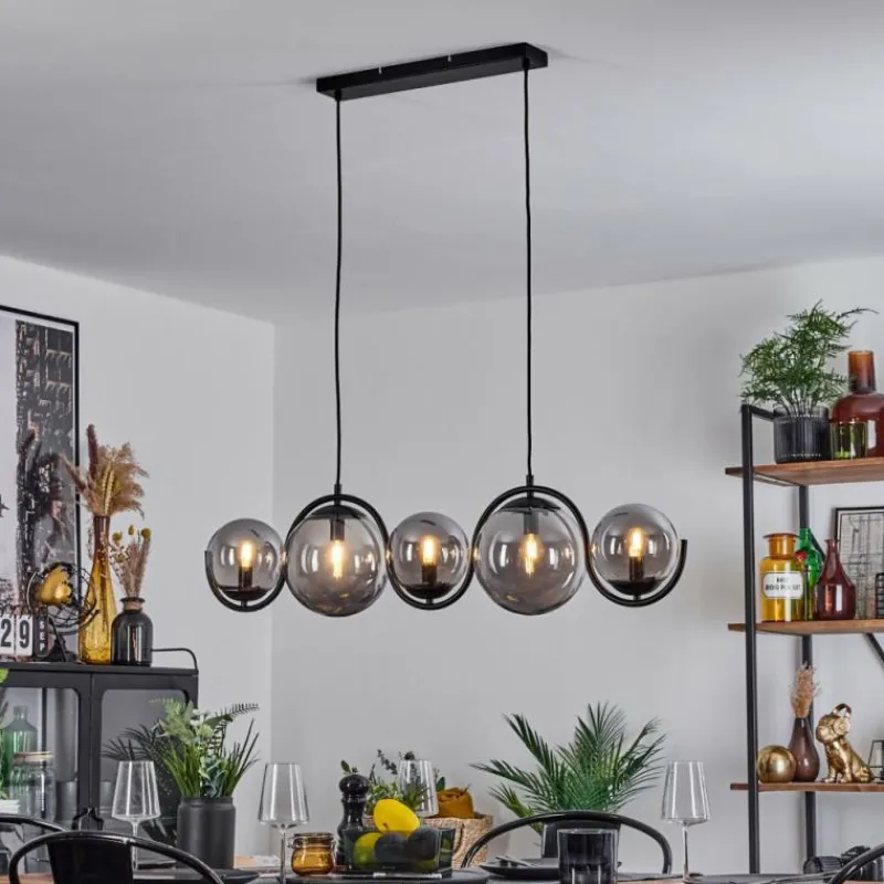 Suspension Verre Fumé-hofstein Suspension Orieux Fumé, 5 lumières