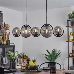 Suspension Verre Fumé-hofstein Suspension Orieux Fumé, 5 lumières