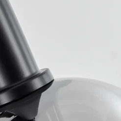 Suspension Verre Fumé-hofstein Suspension Pascal Noir, 5 lumières