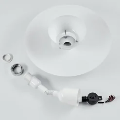 Luminaires Scandinaves-hofstein Suspension Pietranera Blanc, 1 lumière