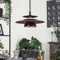Luminaires Scandinaves-hofstein Suspension Pietranera Noir, 1 lumière