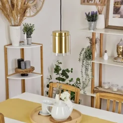 hofstein Suspension Pimeirol Noir, 1 lumière