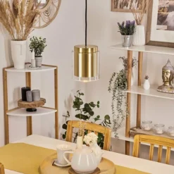 hofstein Suspension Pimeirol Noir, 1 lumière