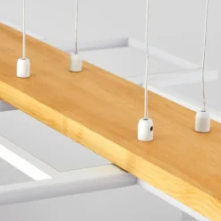 Luminaires Scandinaves-hofstein Suspension Pompu LED Écru, Blanc, 1 lumière
