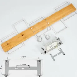 Luminaires Scandinaves-hofstein Suspension Pompu LED Écru, Blanc, 1 lumière