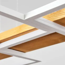 Luminaires Scandinaves-hofstein Suspension Pompu LED Écru, Blanc, 1 lumière