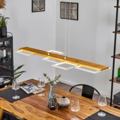 Luminaires Scandinaves-hofstein Suspension Pompu LED Écru, Blanc, 1 lumière