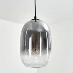 Suspension Verre Fumé-hofstein Suspension Putre Noir, 1 lumière