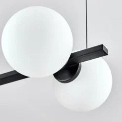 hofstein Suspension Rascoupet Noir, 6 lumières