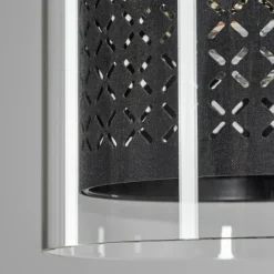 hofstein Suspension Rasperden Noir, 1 lumière