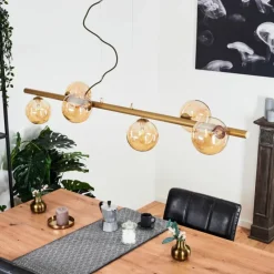 hofstein Suspension Remaisnil Laiton, 6 lumières