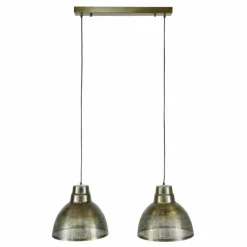 Lampes Industrielles-hofstein Suspension Screen Ancien, Bronze, 2 lumières