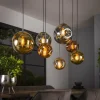hofstein Suspension Stellar Anthracite, 7 lumières