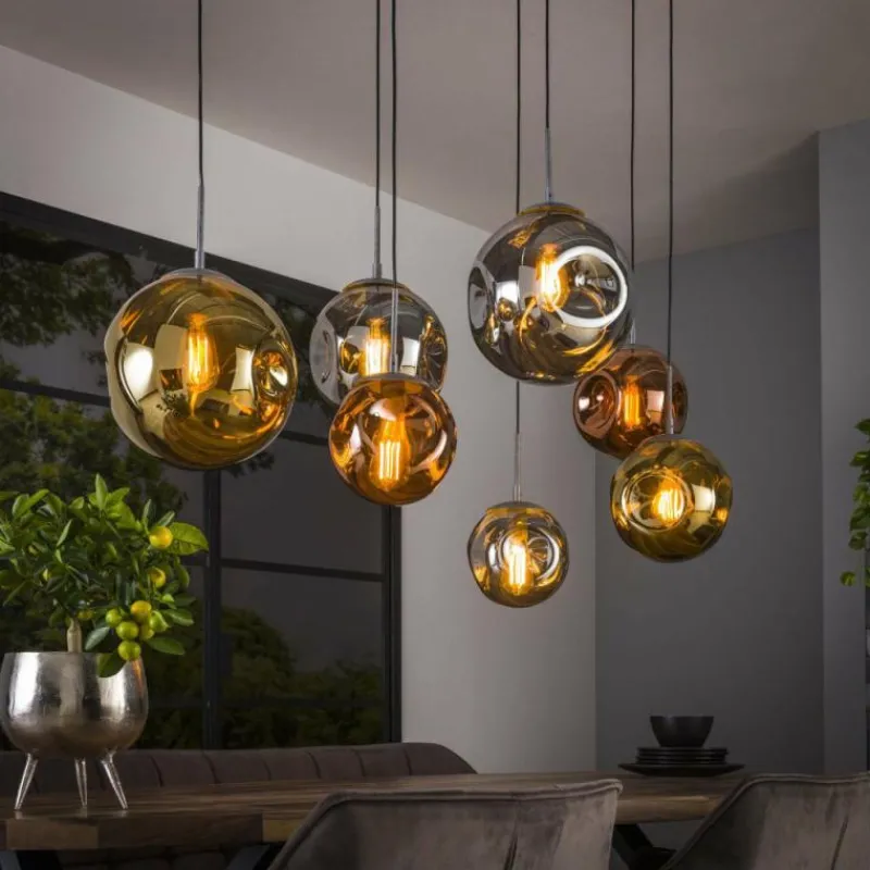 hofstein Suspension Stellar Anthracite, 7 lumières