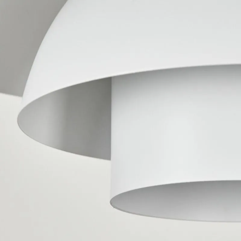 Luminaires Scandinaves-hofstein Suspension Sundet Blanc, 1 lumière