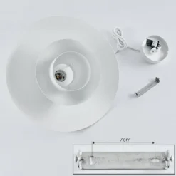 Luminaires Scandinaves-hofstein Suspension Sundet Blanc, 1 lumière