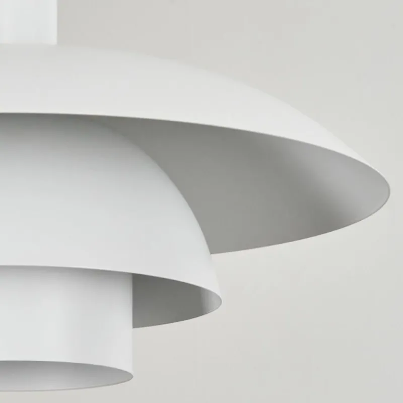 Luminaires Scandinaves-hofstein Suspension Sundet Blanc, 1 lumière