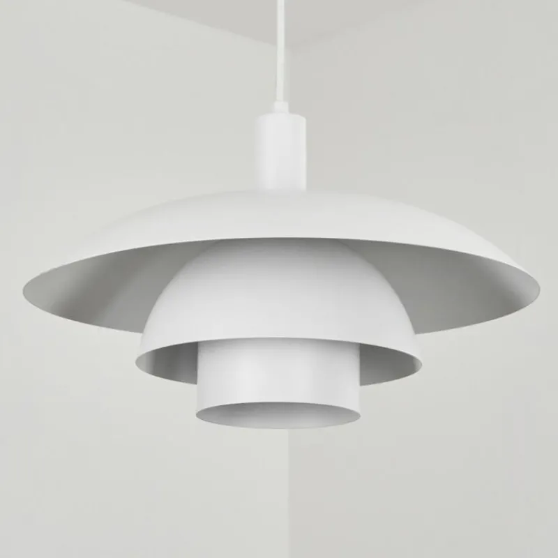 Luminaires Scandinaves-hofstein Suspension Sundet Blanc, 1 lumière