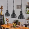 Lampes Industrielles-hofstein Suspension Tallaa Noir, 3 lumières