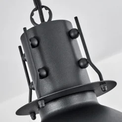 Lampes Industrielles-hofstein Suspension Tallaa Noir, 3 lumières