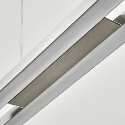 hofstein Suspension Tamizat LED Nickel mat, 2 lumières, Changeur de couleurs