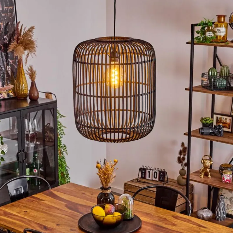 Luminaires Scandinaves-hofstein Suspension Teheran Noir, 1 lumière