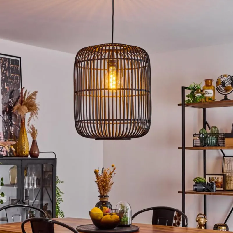 Luminaires Scandinaves-hofstein Suspension Teheran Noir, 1 lumière