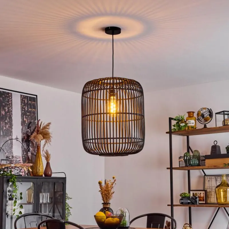 Luminaires Scandinaves-hofstein Suspension Teheran Noir, 1 lumière