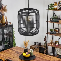 Luminaires Scandinaves-hofstein Suspension Teheran Noir, 1 lumière