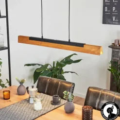 Luminaires Scandinaves-hofstein Suspension Teira LED Écru, Noir, 1 lumière