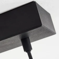 Luminaires Scandinaves-hofstein Suspension Teira LED Écru, Noir, 1 lumière