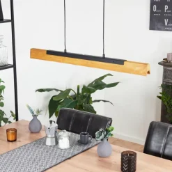 Luminaires Scandinaves-hofstein Suspension Teira LED Écru, Noir, 1 lumière