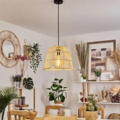 Luminaires Scandinaves-hofstein Suspension Tresminas Noir, 1 lumière