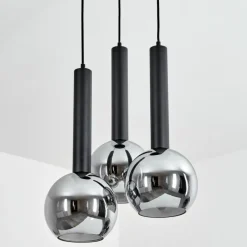 hofstein Suspension Trezeste Noir, 3 lumières