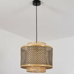 Luminaires Orientaux-hofstein Suspension Tunga Noir, 1 lumière