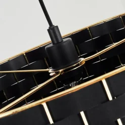 Lampes En Tissu-hofstein Suspension Ubac Noir, 1 lumière