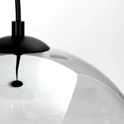 Suspension Verre Fumé-hofstein Suspension Veikkaala Noir, 1 lumière