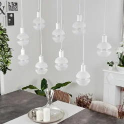 hofstein Suspension Ventosa Blanc, 9 lumières